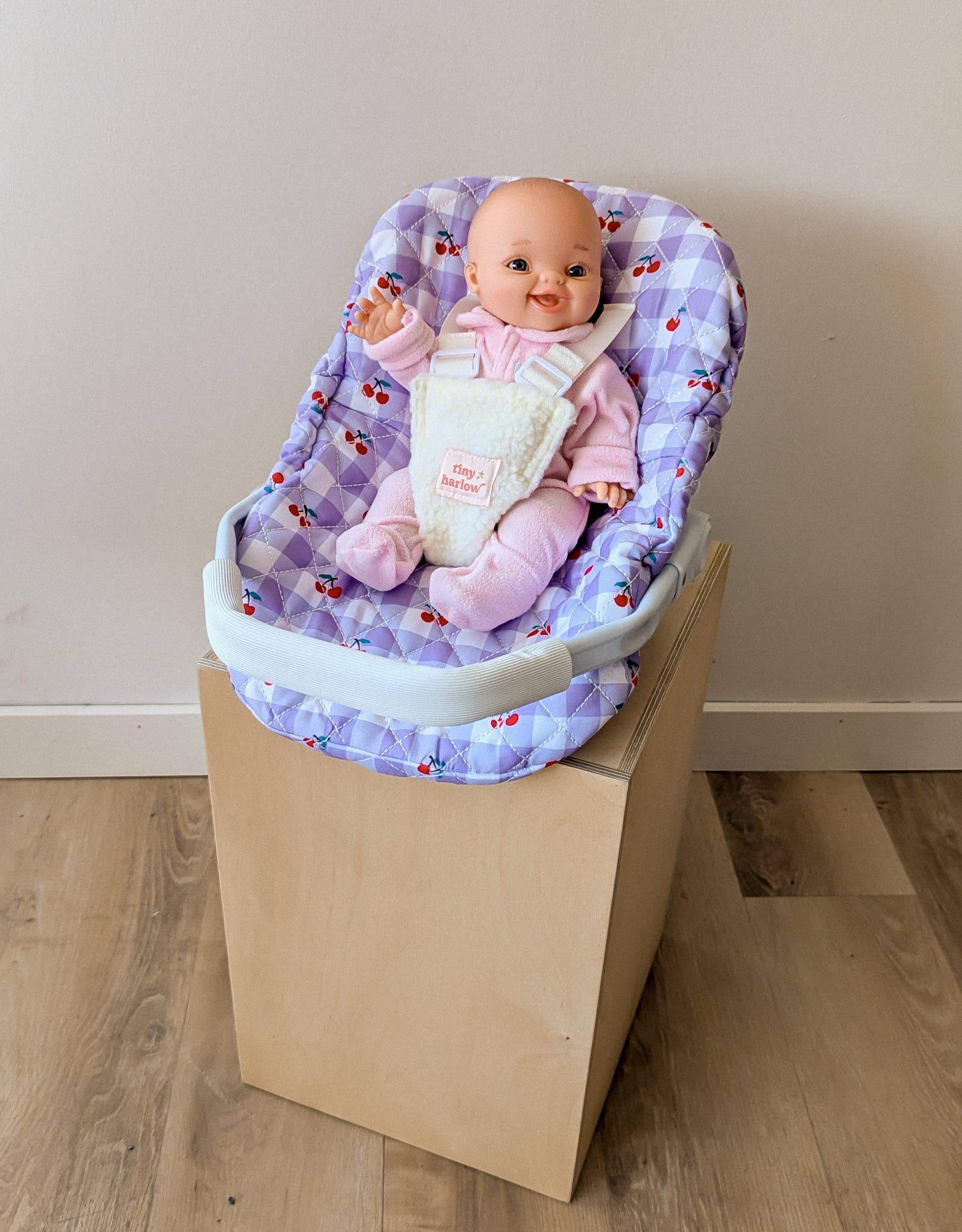 Doll Car Seat - Cherry