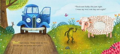Little Blue Truck Feeling Happy:  A Touch and Feel Book