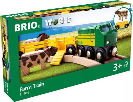 BRIO World Farm Train Set