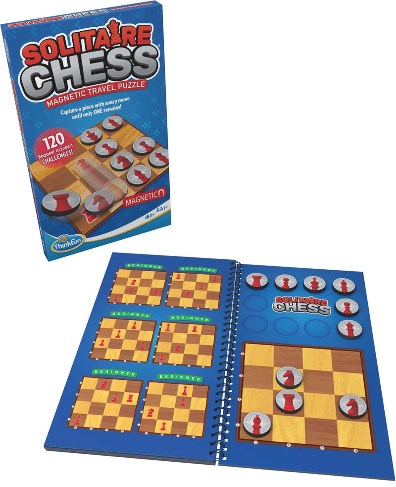 Solitaire Chess ® Magnetic Travel Puzzle