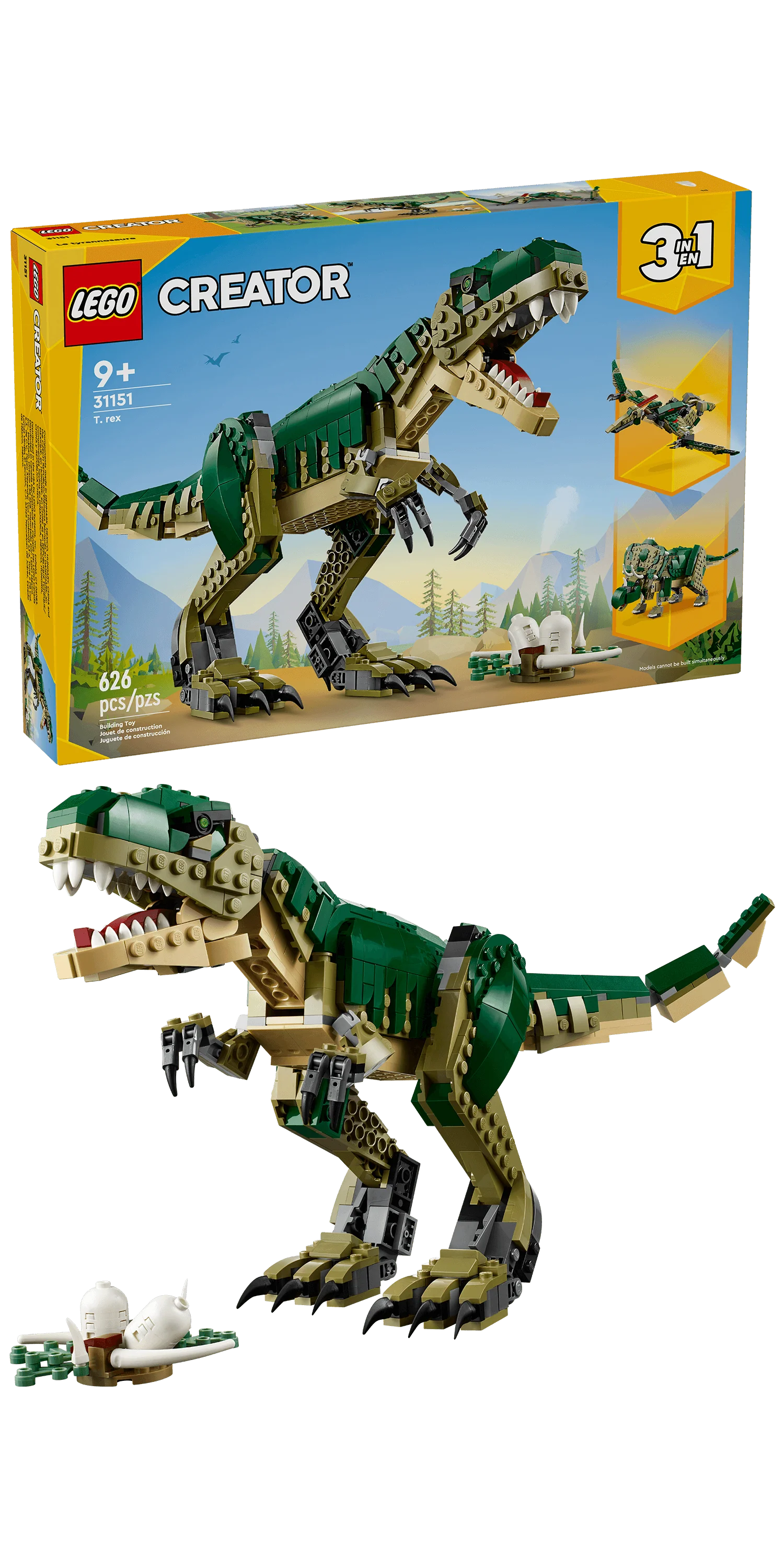 31151 T. Rex LEGO Creator – Flying Pig Toys