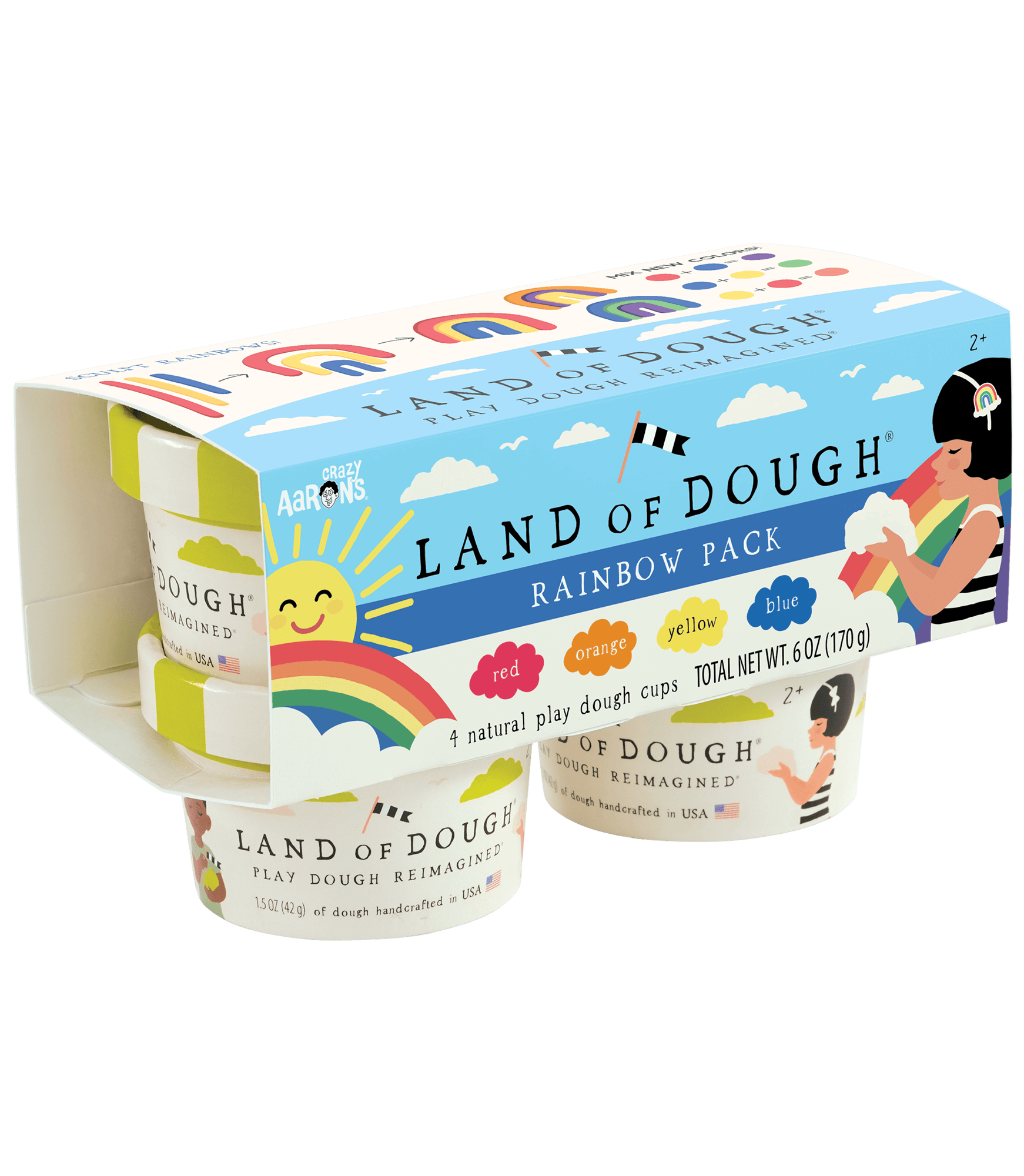 Rainbow Mini 4 Pack Flying Pig Toys