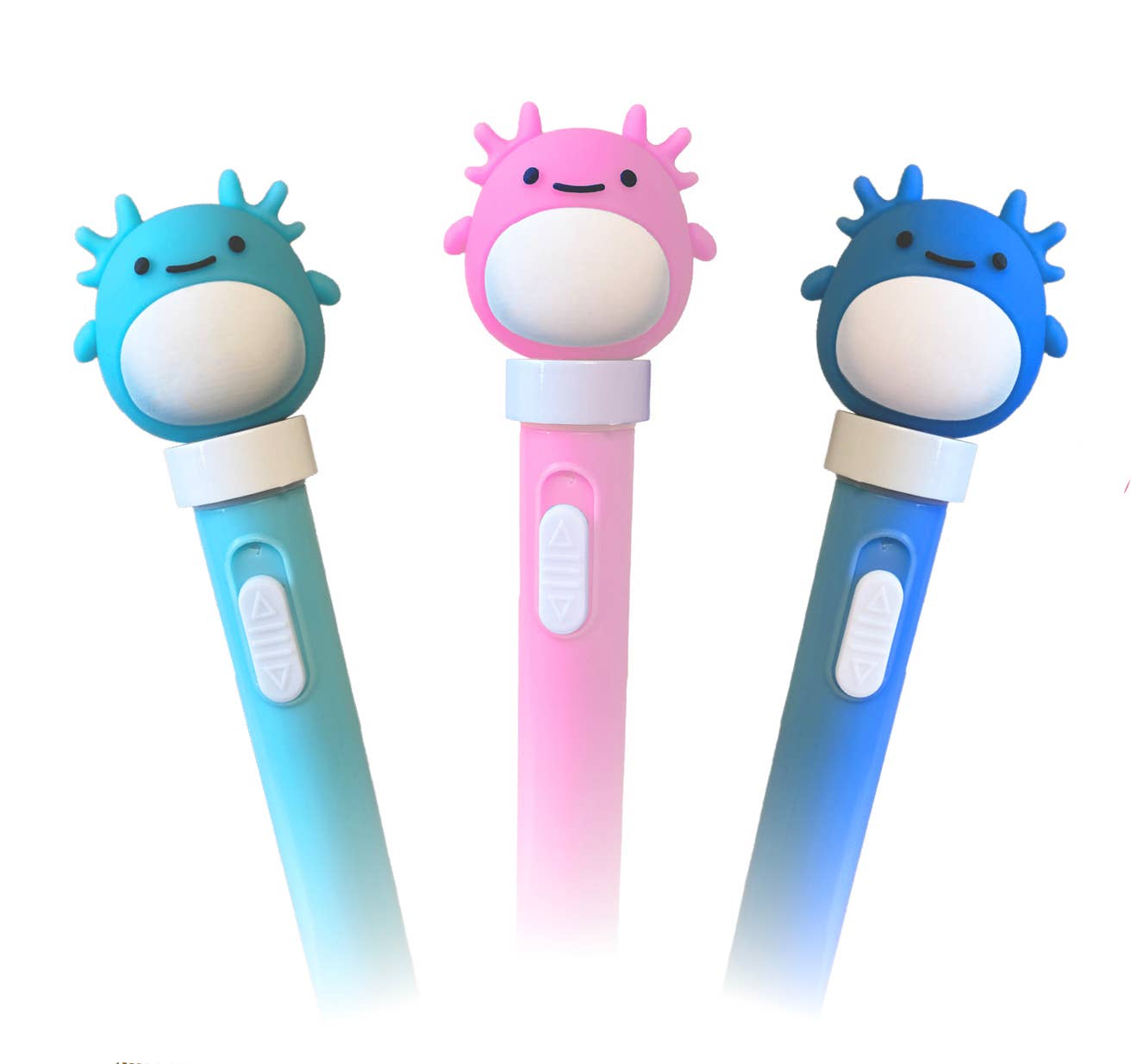 PINEDA VOVALIN　ボールペン、AXOLOTL PEN Axolotl Spinning LED Light Up Pen – Flying Pig Toys