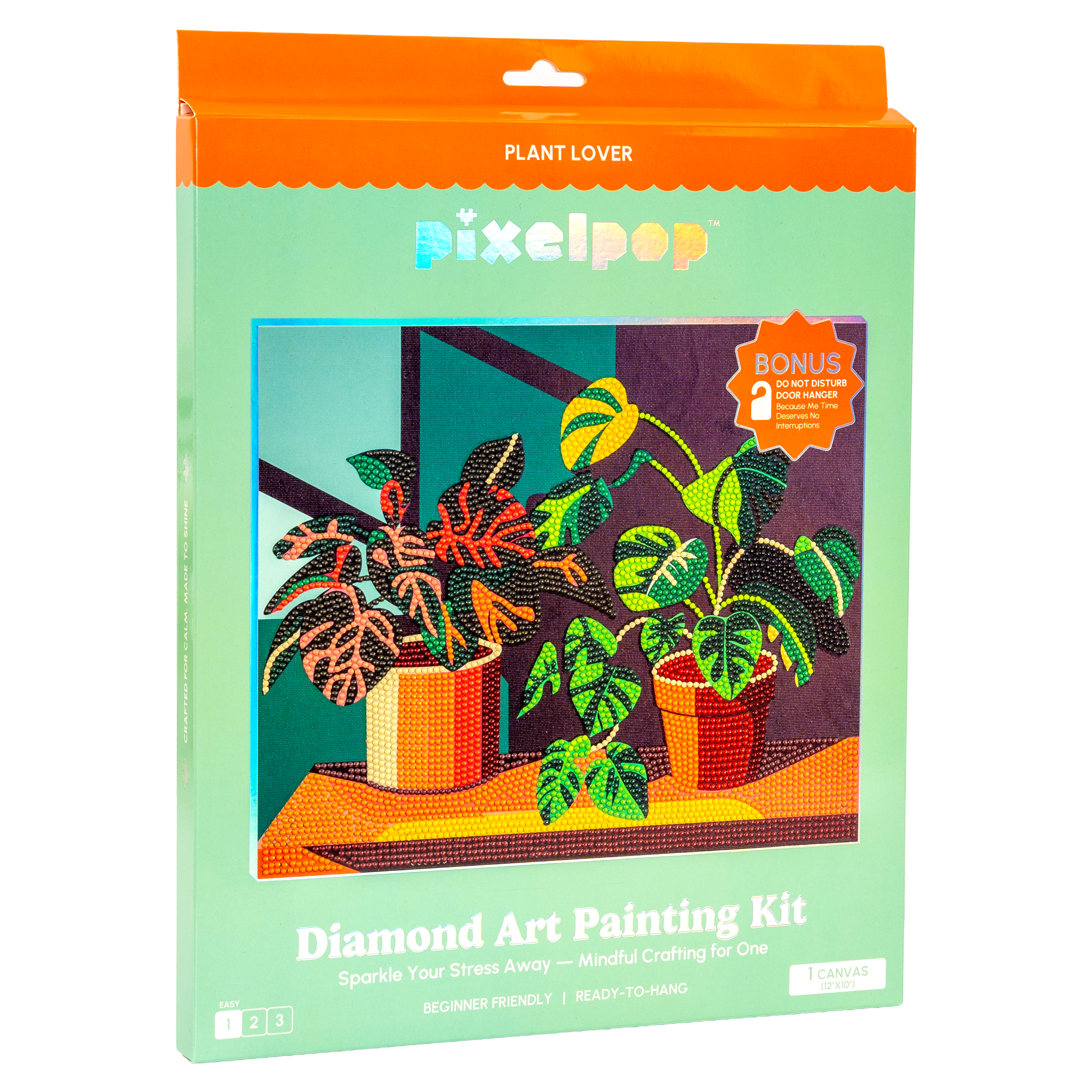 PixelPop™ Diamond Art — Reset Edition - Plant Lover (Ages 14+)