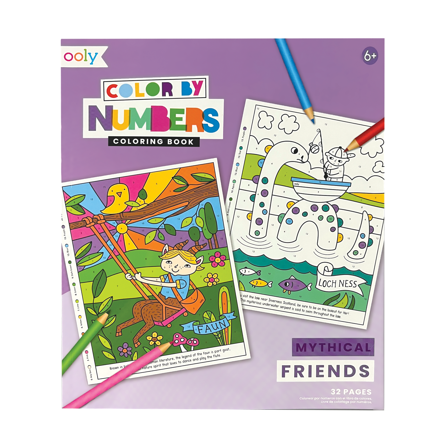 Ooly Carry-Along Coloring Book - Sea Life