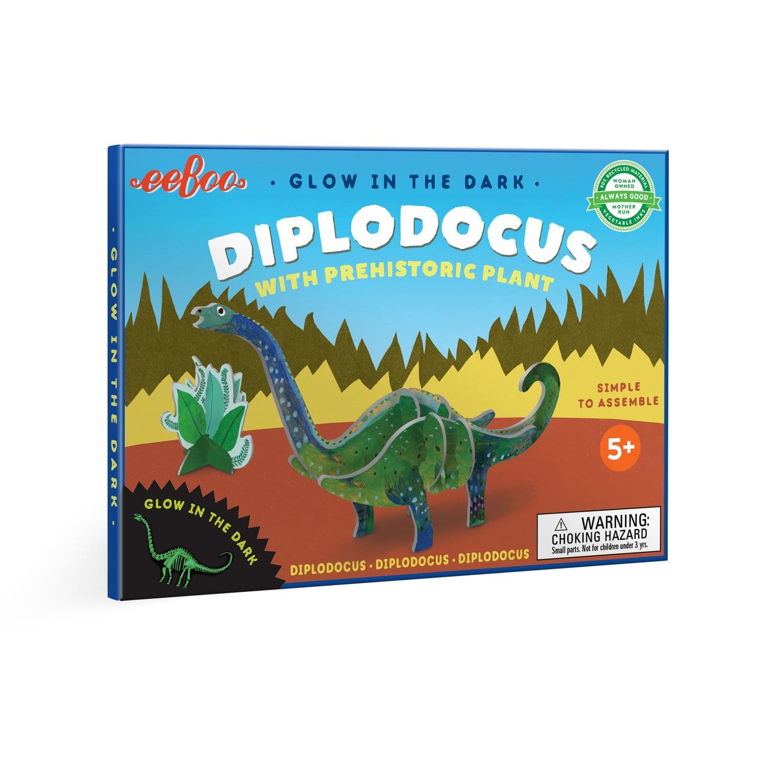 Diplodocus 3D Dinosaur – Flying Pig Toys