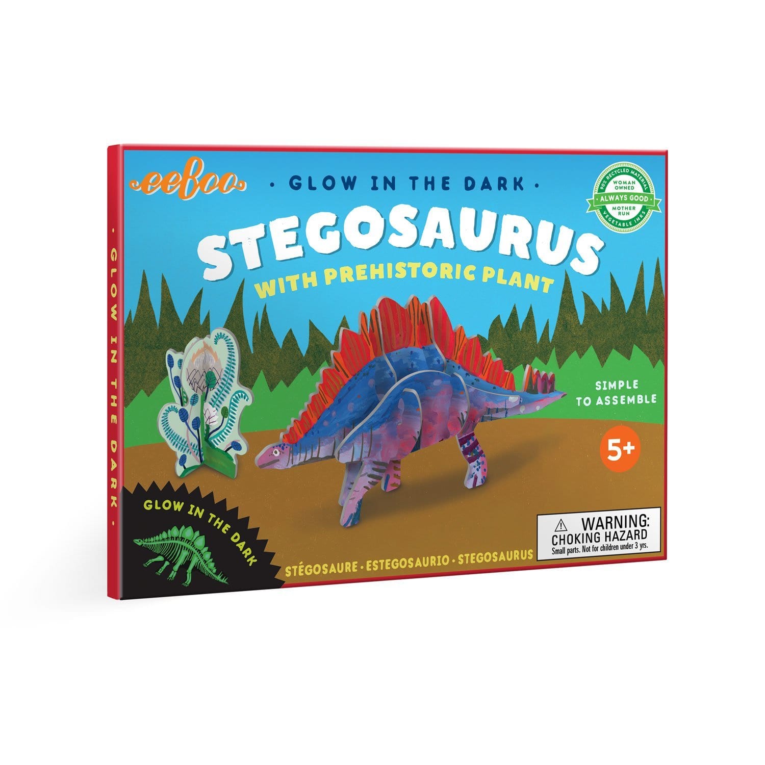 Stegosaurus 3D Dinosaur – Flying Pig Toys