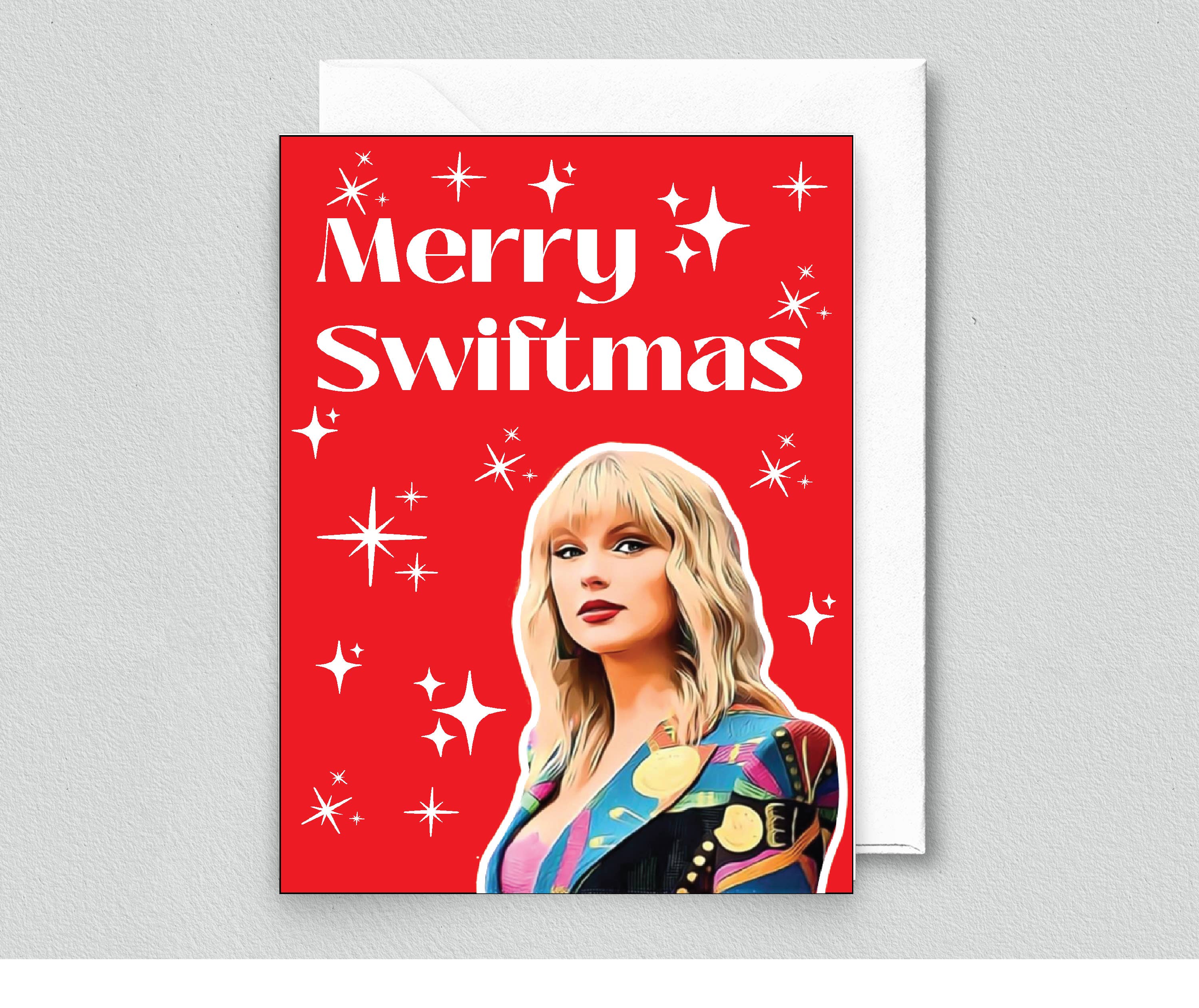 Merry Swiftmas Card (Taylor Swift) – Flying Pig Toys