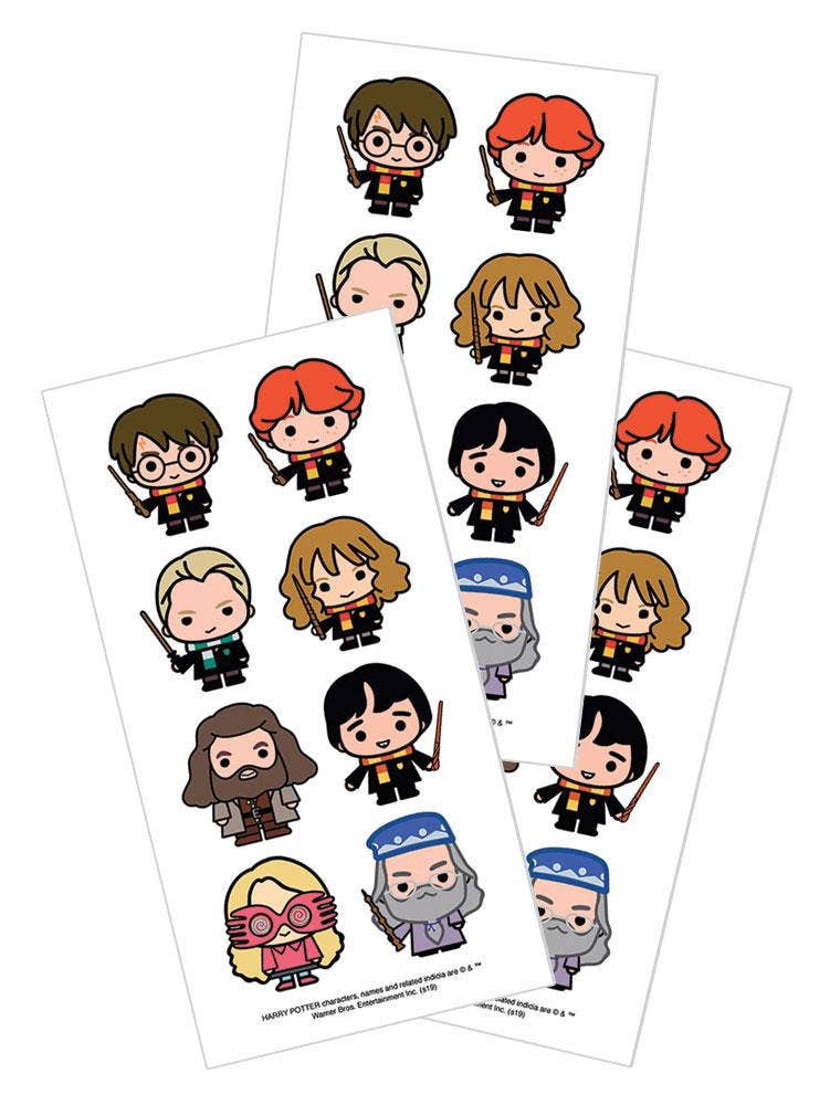 Harry Potter Vinyl Stickers - Chibi Charms - 50 Count