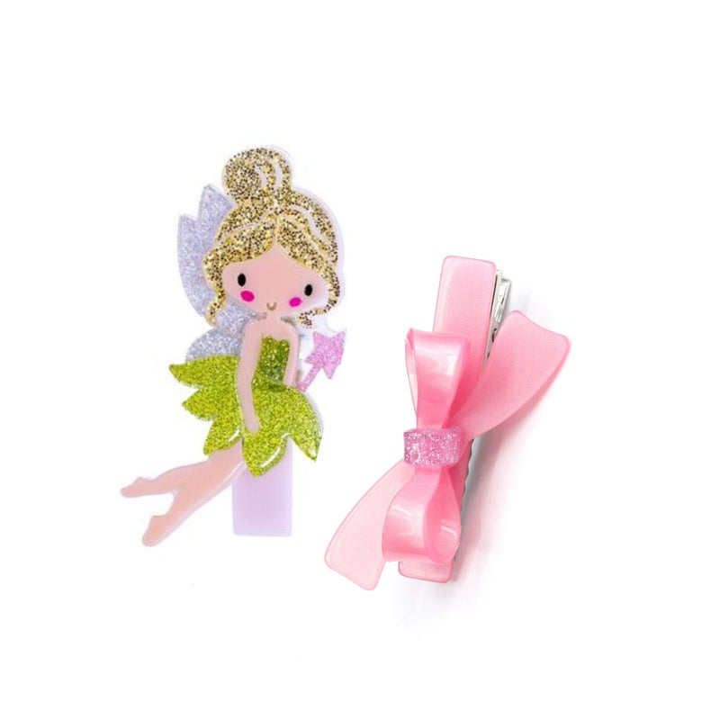 Fairy and Bow Hair Clips