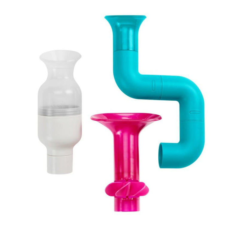 Boon Tubes Building Bath Toy Set, 3 Piece - Variety of Colors
