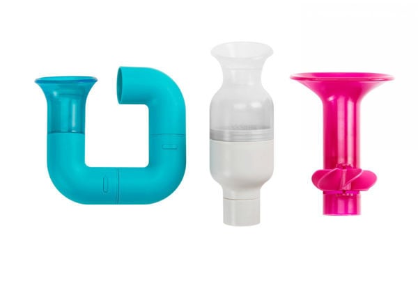 Boon Tubes Building Bath Toy Set, 3 Piece - Variety of Colors