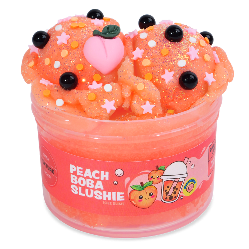 Peach Boba Slushie Slime