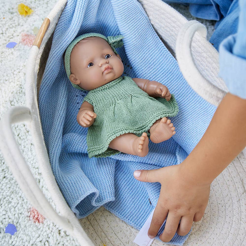 Newborn Baby Doll Hispanic Girl 8 1/4" inch (Box)