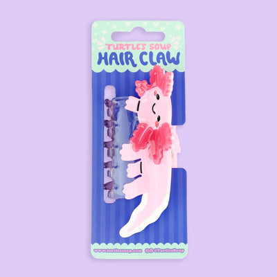 Axolotl Hair Claw, Cute Hair Accessories, Shaped Hair Clips