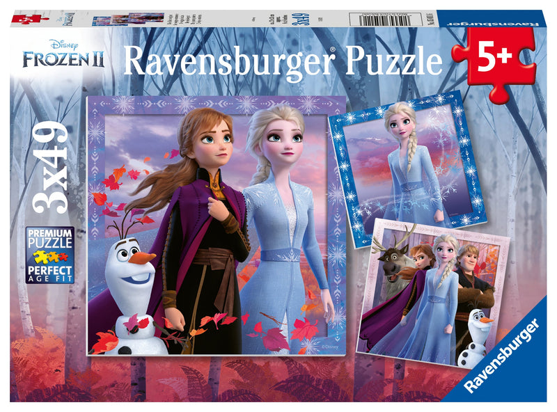 Frozen: The Journey Starts - 3 x 49pc Puzzles