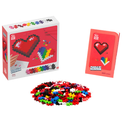 PUZZLE BY NUMBER® - 250 PC HEARTS