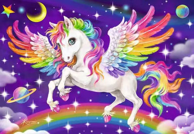 Unicorn and Pegasus - 24 Piece Puzzle