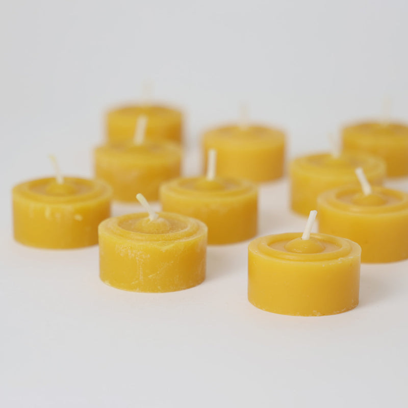 Tea lights (100% beeswax) pack of 10