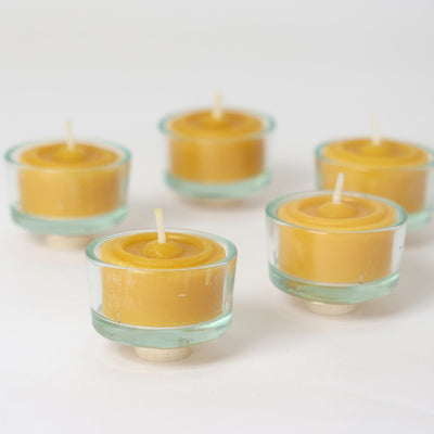 Tea lights (100% beeswax) pack of 10