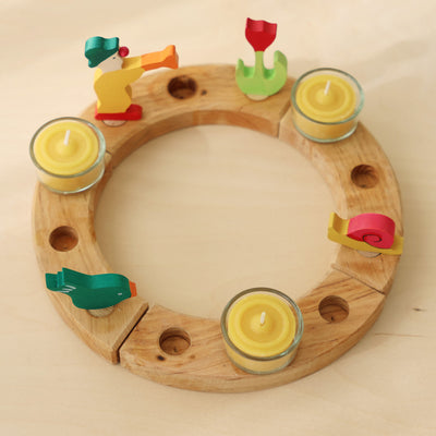 Tealight Holder, glass pack of 5