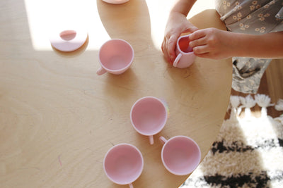 Primrose Pink Silicone Tea Play Set