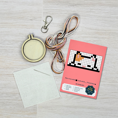 'How Are You Feline?' Mini Matchbox Cross Stitch Kit