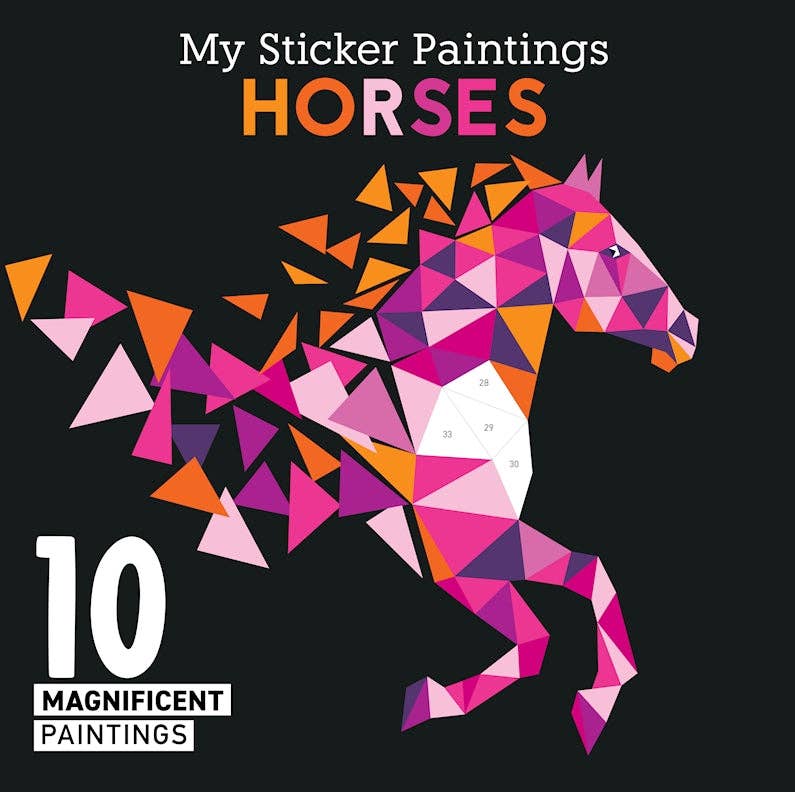 My Sticker Paintings: Horses - Children&
