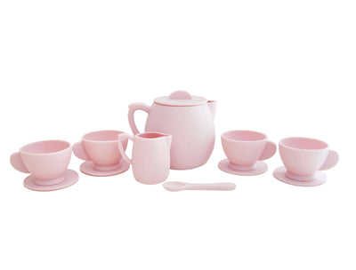 Primrose Pink Silicone Tea Play Set