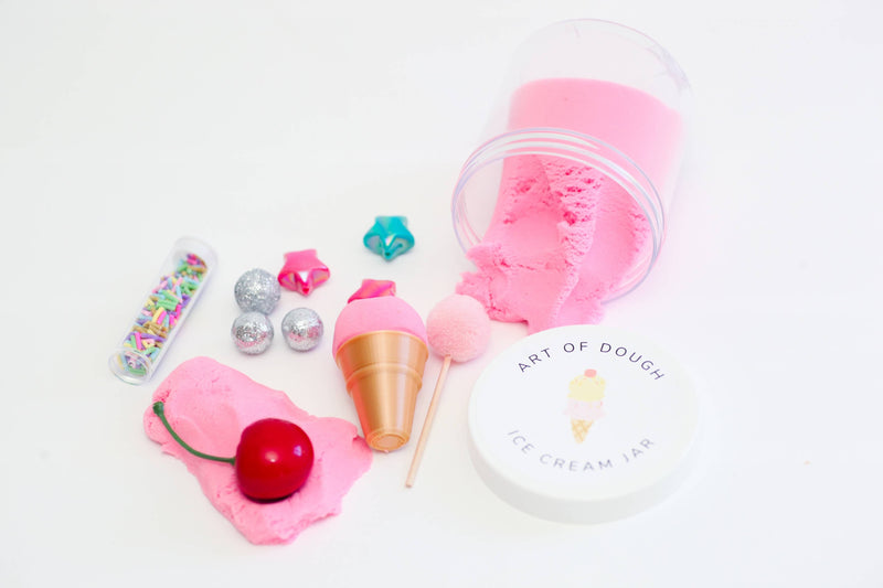 Ice Cream Sensory Sand Jar