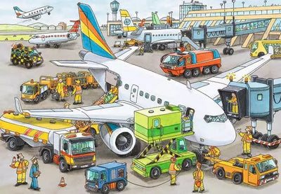 Busy Airport - 35 Pieces Puzzle