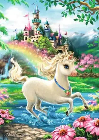 Unicorn Castle - 35 Pieces Puzzle