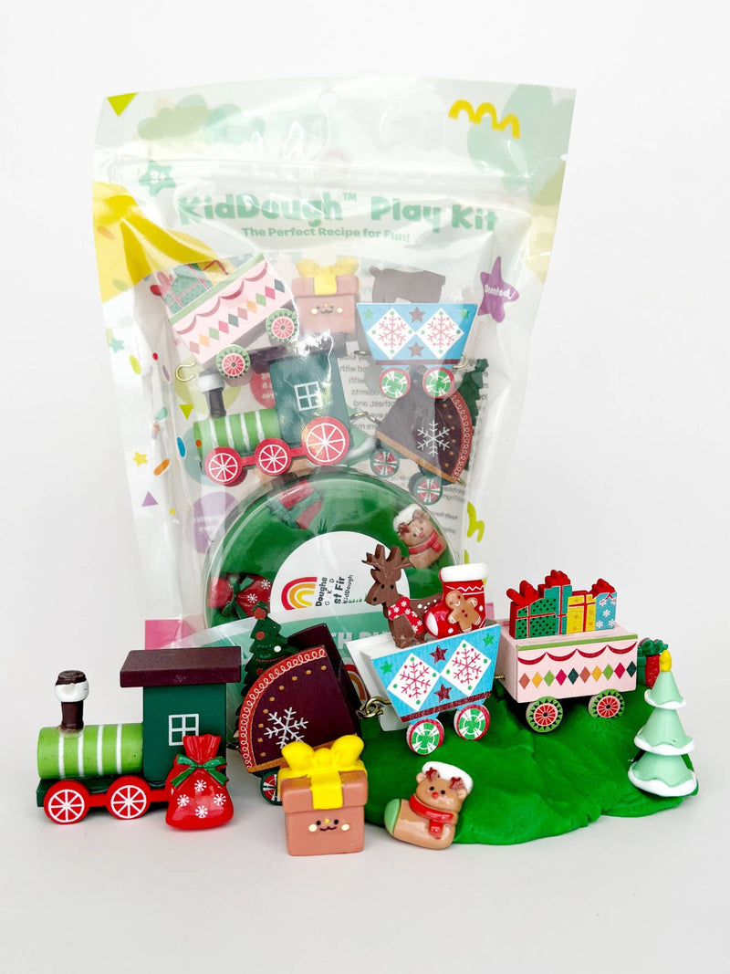 Christmas Train Sensory Play Dough Play Kit