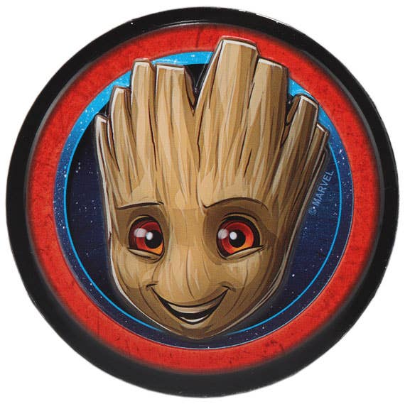 Groot Round Metal Magnet