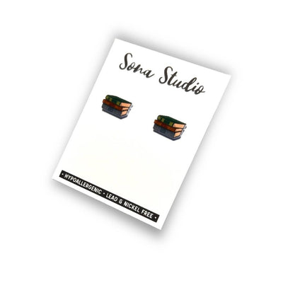 Book Earrings