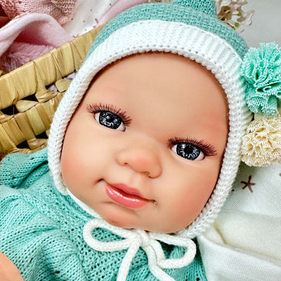 BABY REBORN DOLL IN CASE, BOY