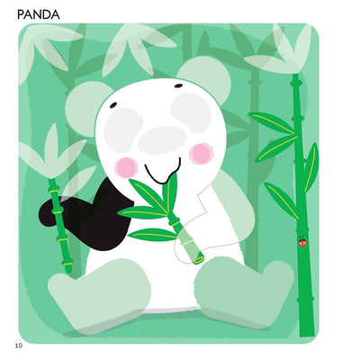 First Fun Sticker Painting: WILD ANIMALS