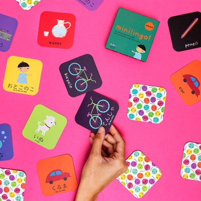 Minilingo Japanese/English Bilingual Flashcards for Kids