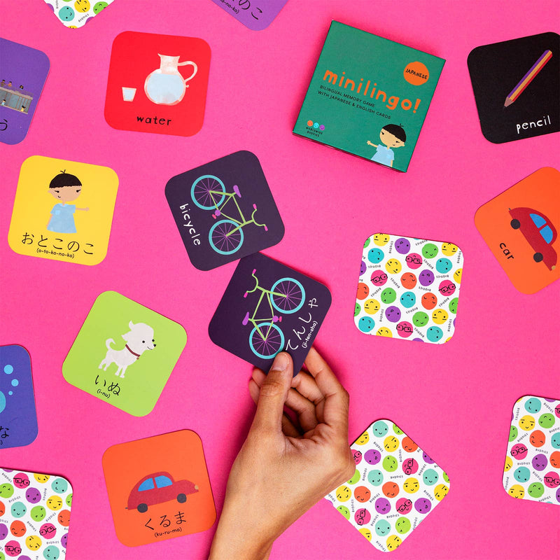 Minilingo Japanese/English Bilingual Flashcards for Kids