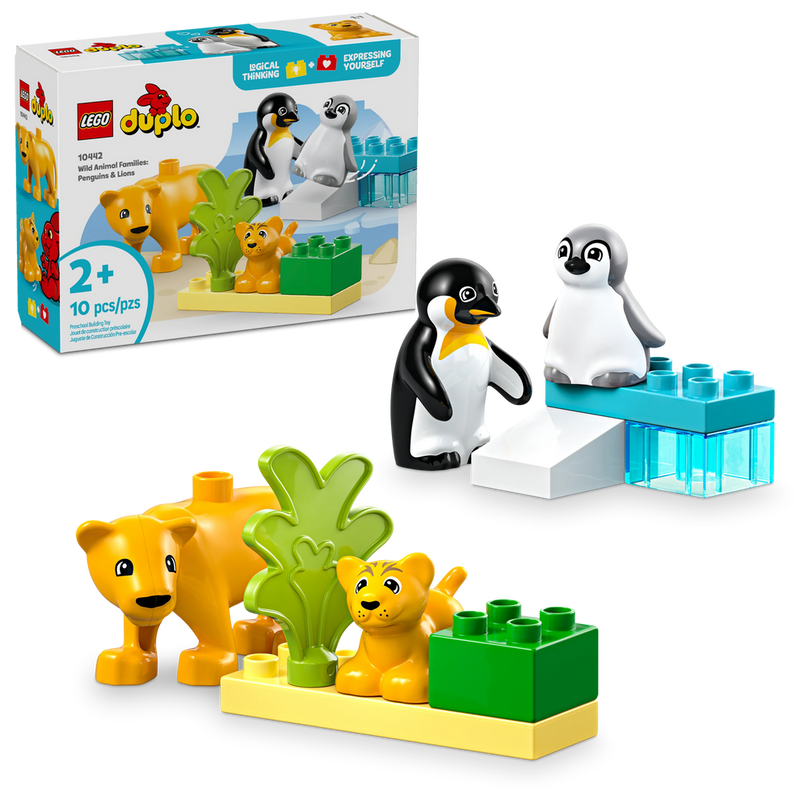 Wild Animal Families: Penguins & Lions 10442