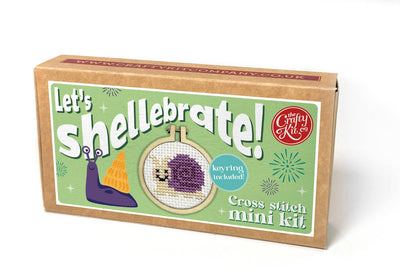 'Let's Shellebrate!' Mini Matchbox Cross Stitch Kit
