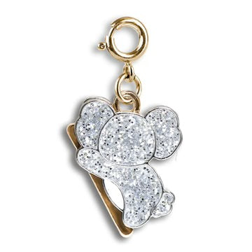 Gold Glitter Koala Charm