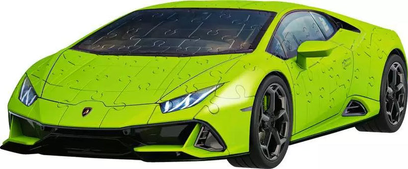 3D Puzzle Car Lamborghini Huracán EVO - green - 108 Pieces