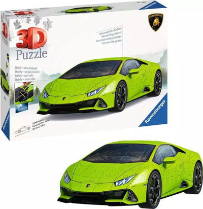 3D Puzzle Car Lamborghini Huracán EVO - green - 108 Pieces