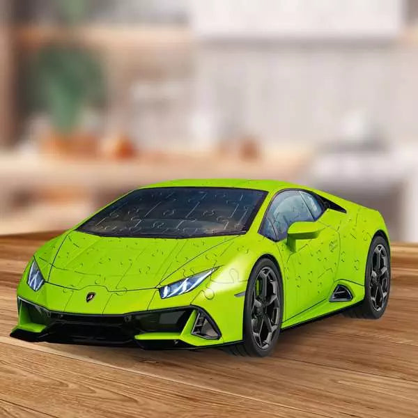 3D Puzzle Car Lamborghini Huracán EVO - green - 108 Pieces