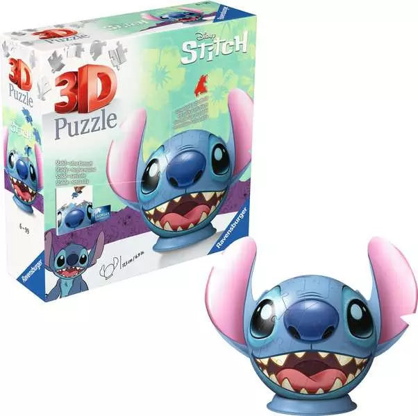 3D Puzzle Ball Disney Stitch - 72 Pieces