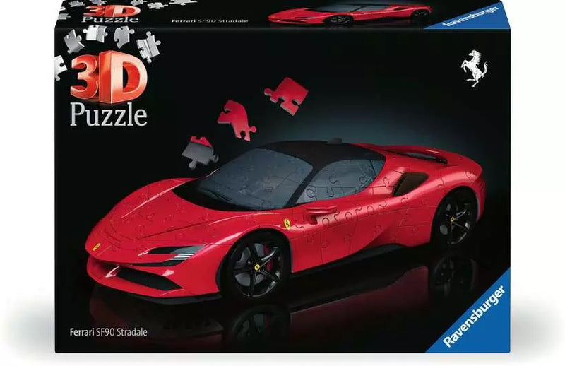 3D Puzzle Car Ferrari SF90 Stradale - 108 Pieces