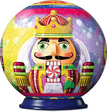 Nutcracker 3D Christmas Ornament - 3D Puzzle Ball by Ravensburger