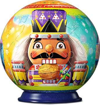 Nutcracker 3D Christmas Ornament - 3D Puzzle Ball by Ravensburger