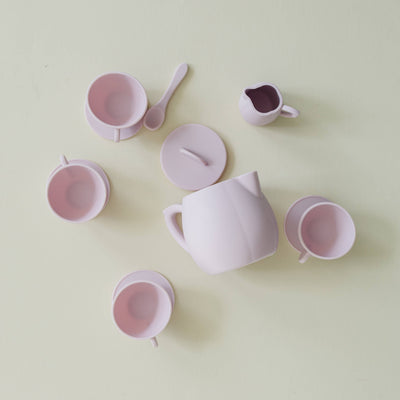 Primrose Pink Silicone Tea Play Set